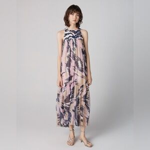 Diane von Furstenberg Melisse Abstract-Print Trapeze Maxi Dress